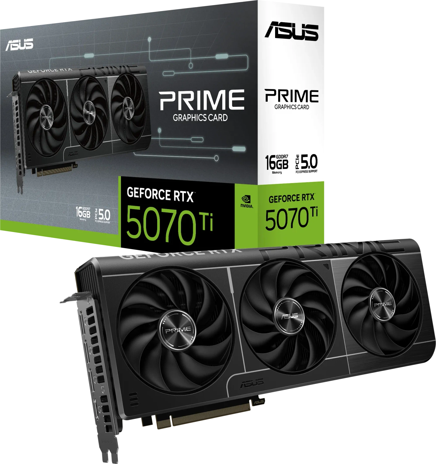 华硕（ASUS） Prime GeForce RTX 5070 Ti, 16GB GDDR7, HDMI, 3x DP产品图片12