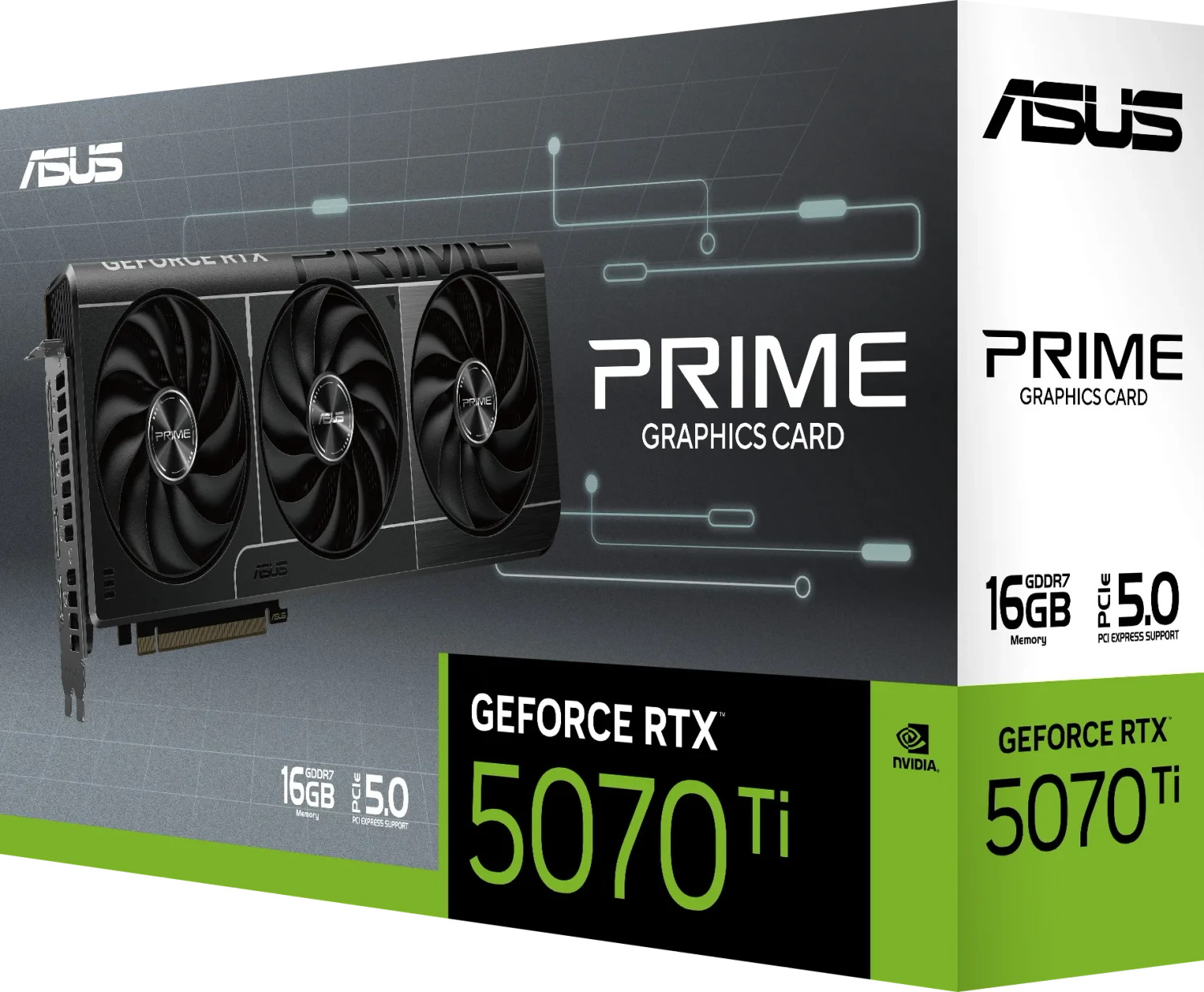 华硕（ASUS） Prime GeForce RTX 5070 Ti, 16GB GDDR7, HDMI, 3x DP产品图片13