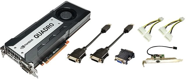 PNY Quadro K6000，12GB GDDR5显存，2个DVI接口，2个DP接口产品图片5