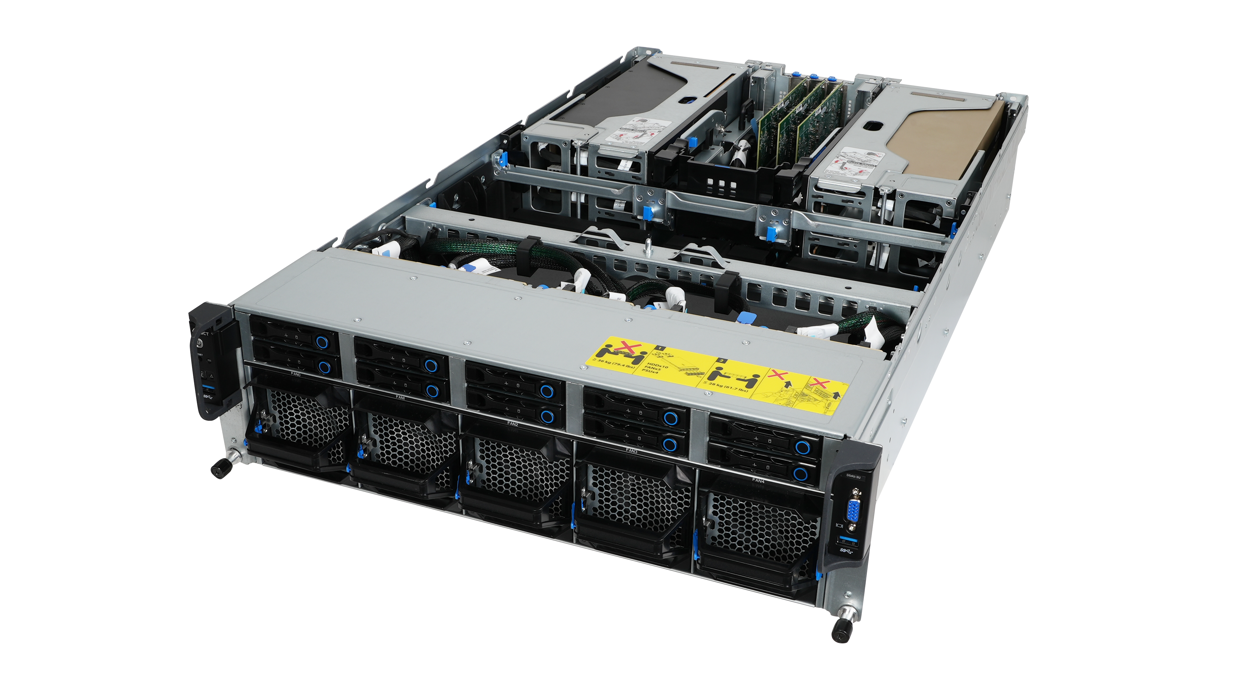 广达 量子网格 D54U-3U 准系统 3U产品图片3