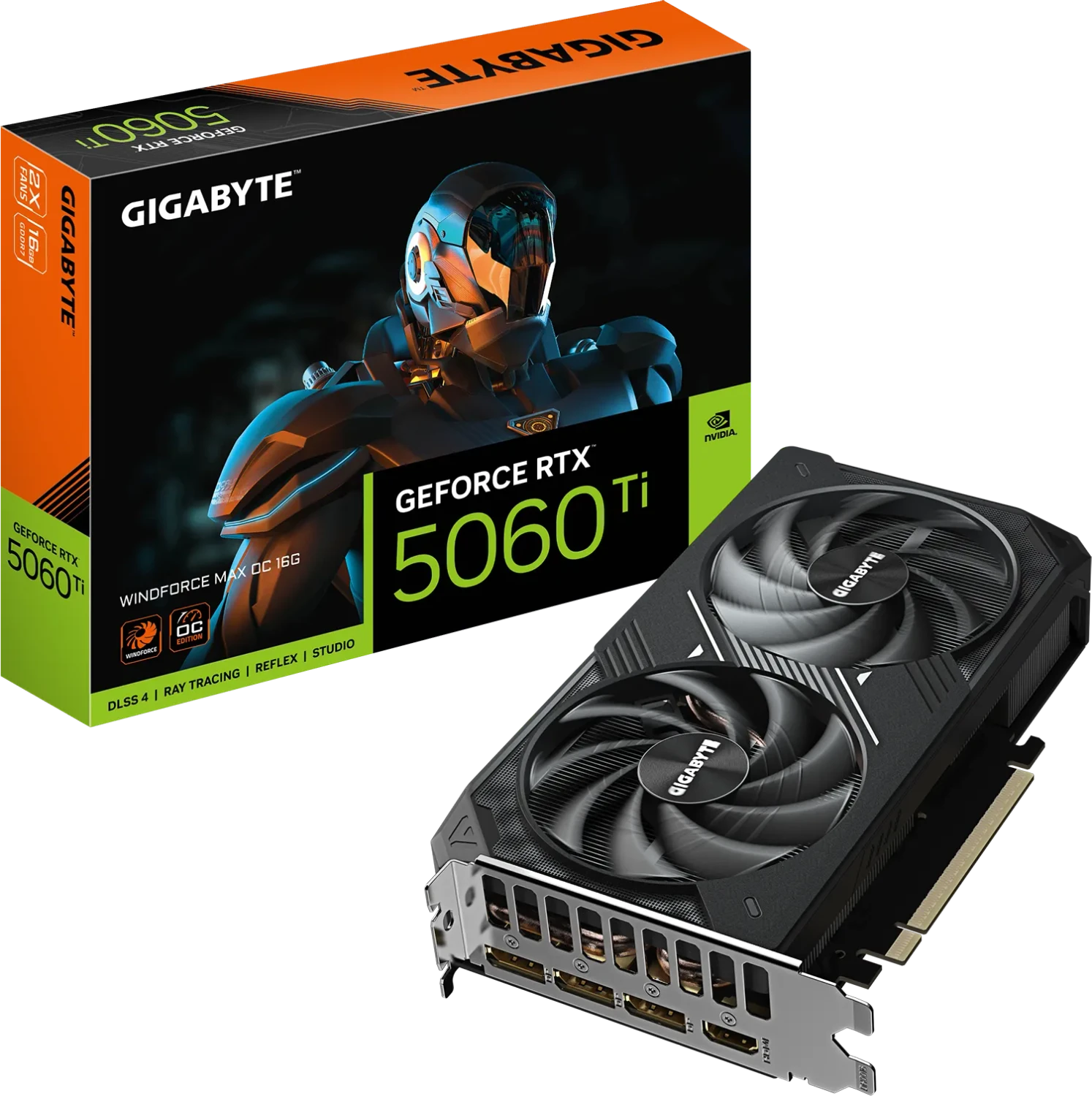 技嘉 GeForce RTX 5060 Ti 风之力 MAX OC 16G，16GB GDDR7，HDMI，3x DP产品图片10